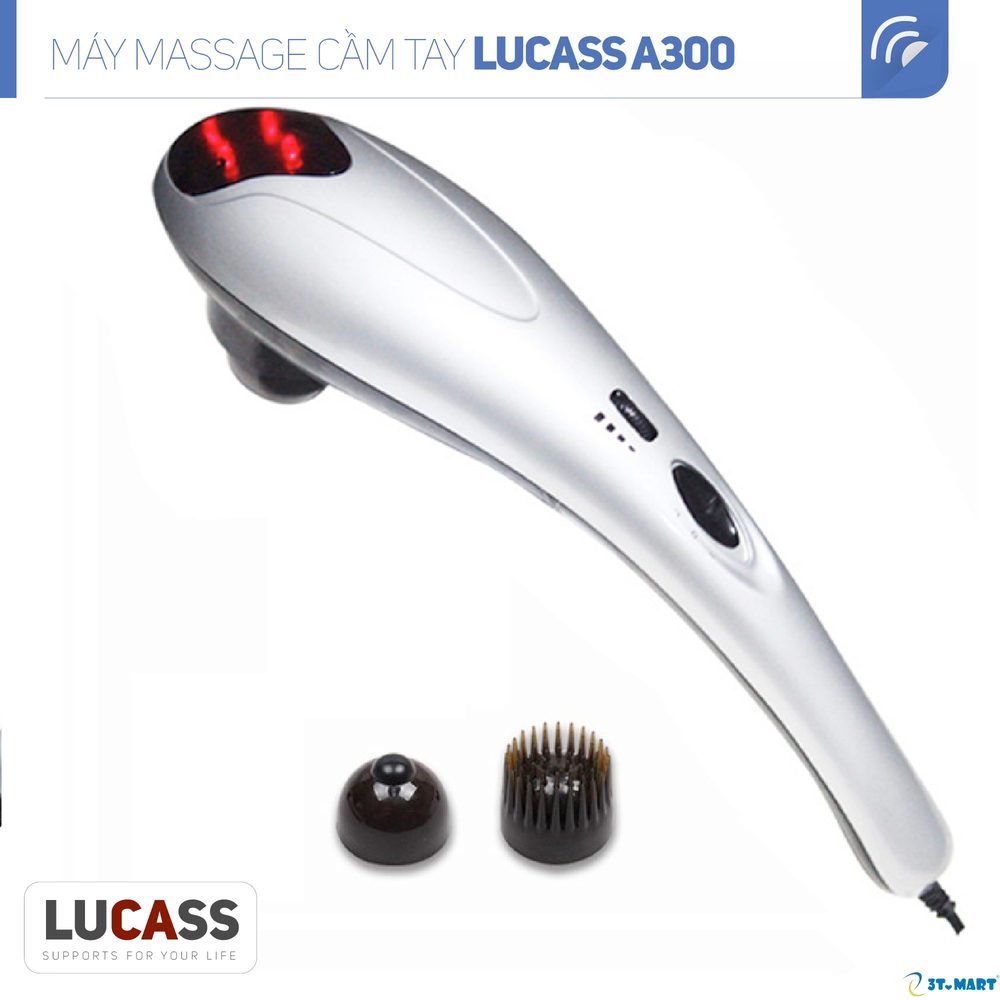 Máy massage 3 đầu Lucass